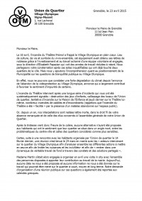 lettre ouverte au maire - uq vovm avril 2015