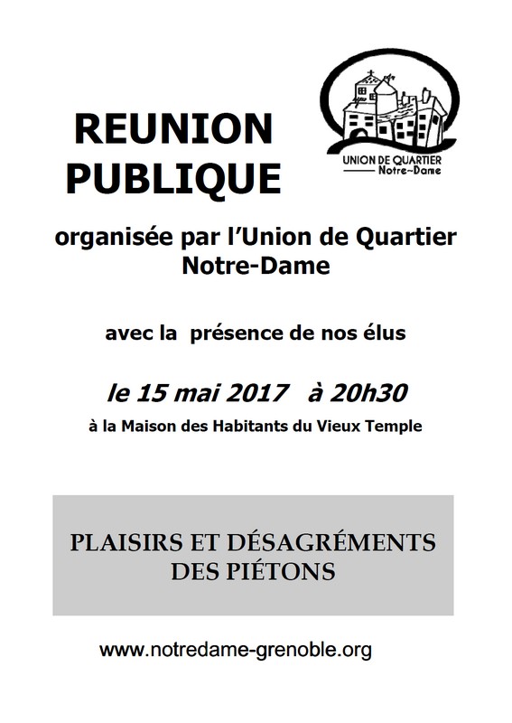 réunion publique UQ Notre Dame